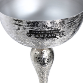 Champagne Coupe Etched Bucket on Stand